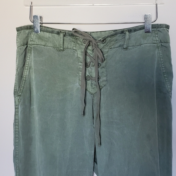 UGG Rosendahl Woven Joggers Green Womens Size Medium - Picture 5 of 11